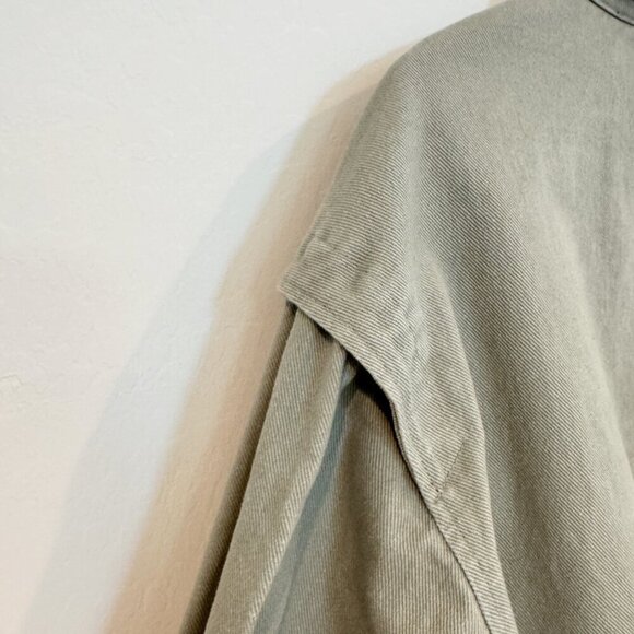 Forever 21 Cropped Cargo Outdoor Casual Utility Military Jacket Green F21 Medium - Picture 6 of 8